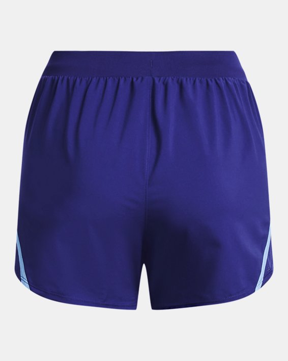 Women's UA Fly-By 2.0 Shorts, Blue, pdpMainDesktop image number 7